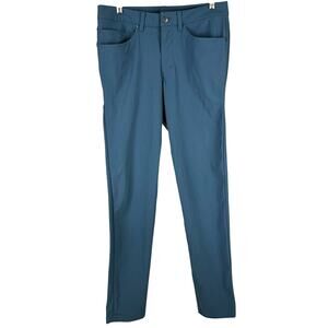 Lululemon ABC Pant Slim Warpstreme Iron Blue Men's Size 30 x 32 EUC
